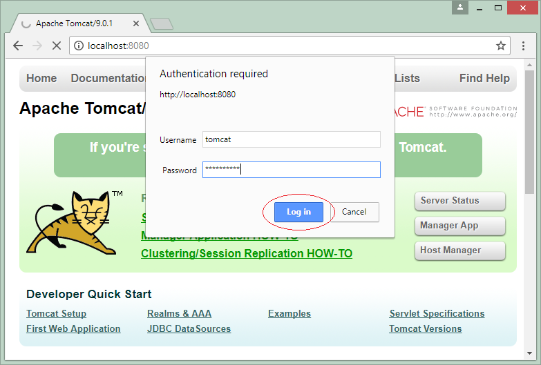 Configure Tomcat for Java web